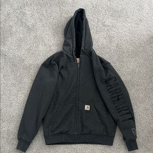 Carhartt Charcoal Full-Zip Hoodie